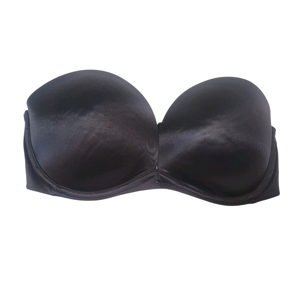 Victoria's Secret Body by Victoria Lined Strapless Bra‎ Size 34D Black